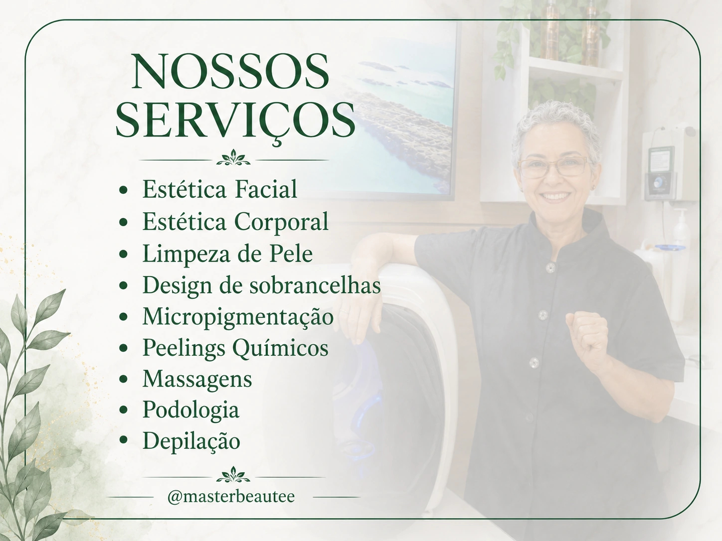 Serviços de estética facial e corporal da Master Beauté em Salvador