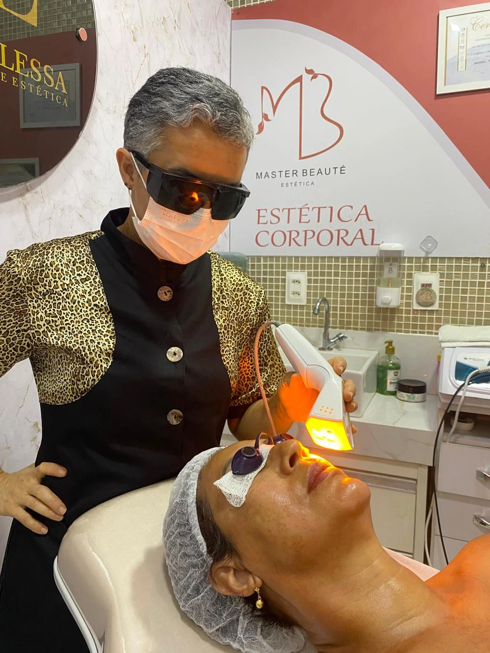 Atendimento estético da Master Beauté